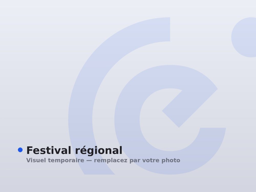 Couverture festival régional